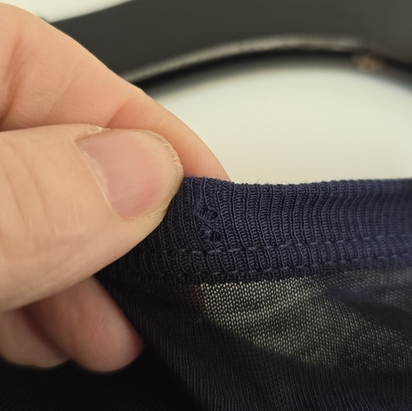 NWT RtA Road To Awe Blue Black Classic Tee XXS - Picture 7 of 7